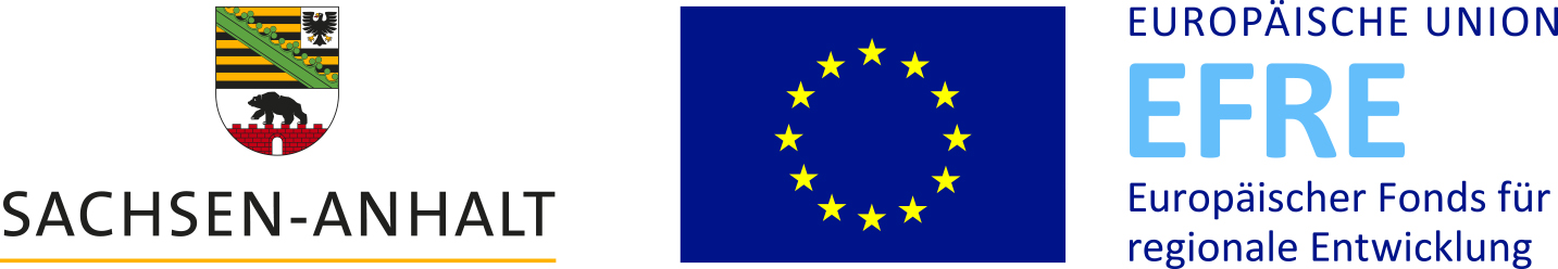 Logo: Die Umsetzung wurde gefördert durch den EFRE